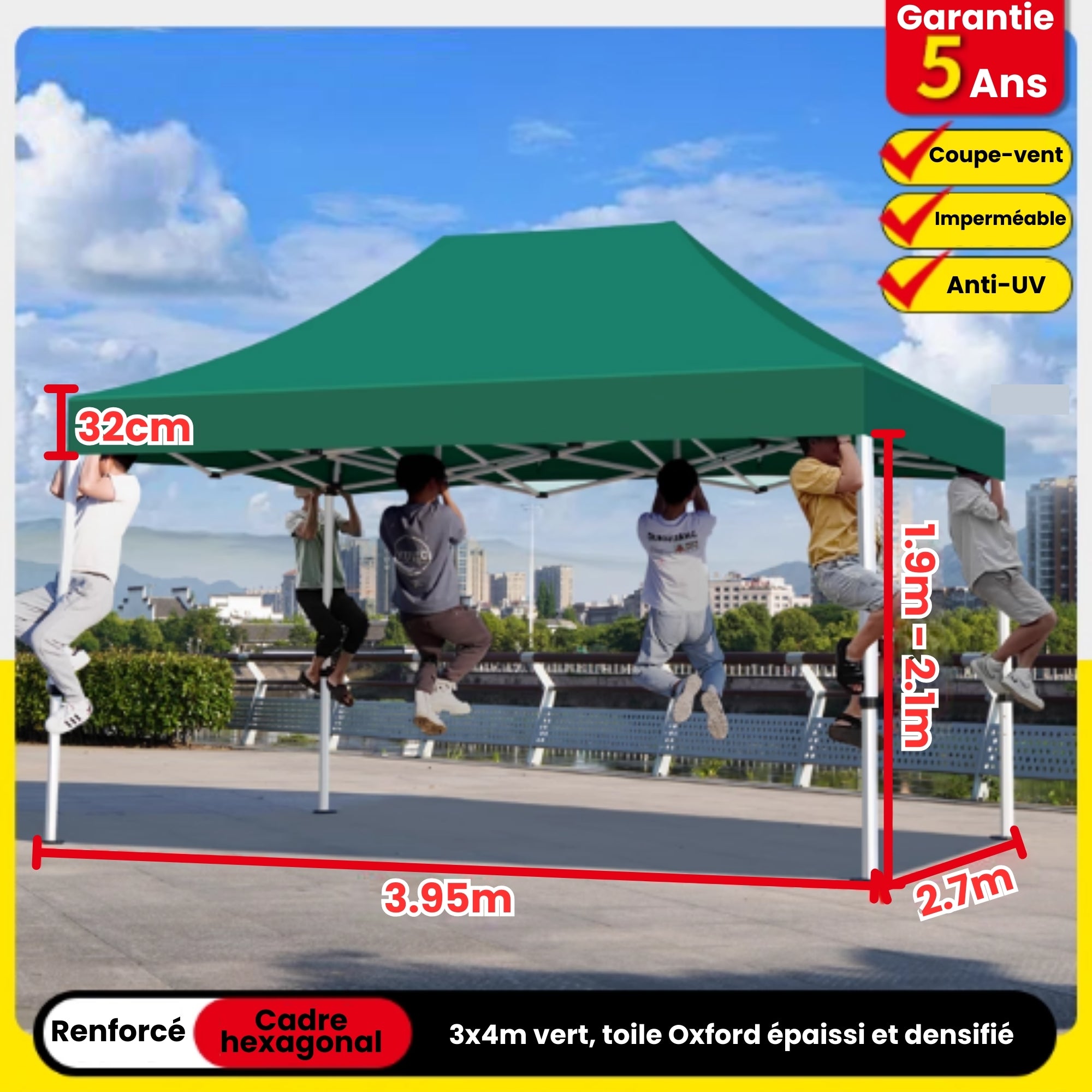 Barnum 3x4m vert