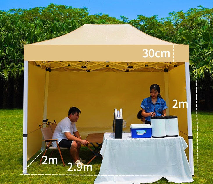 Barnum pliant 2x3 m avec 3 murs