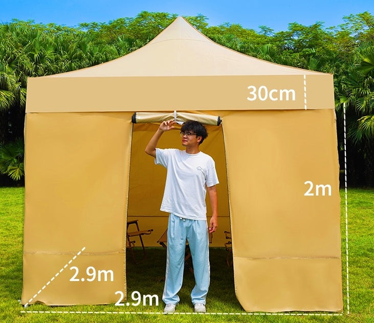 Barnum pliant 3x3 m avec 4 murs