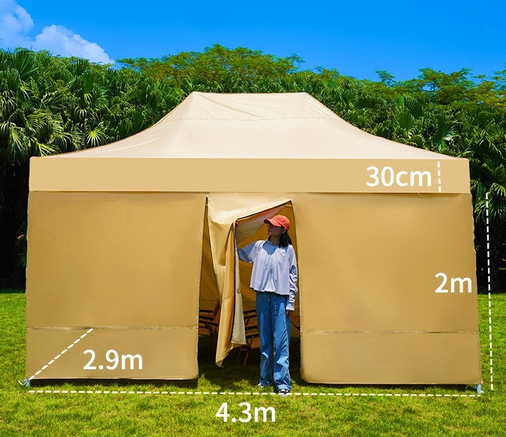 Barnum pliant 3x4.5 m avec 4 murs