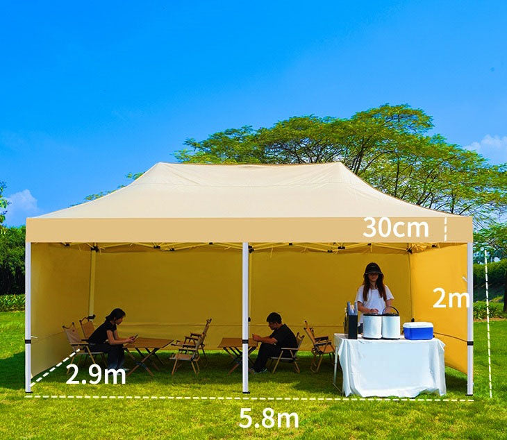 Barnum pliant 3x6 m avec 3 murs