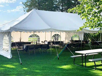 Barnum chapiteau 6 x 12 m – Ignifuge blanc