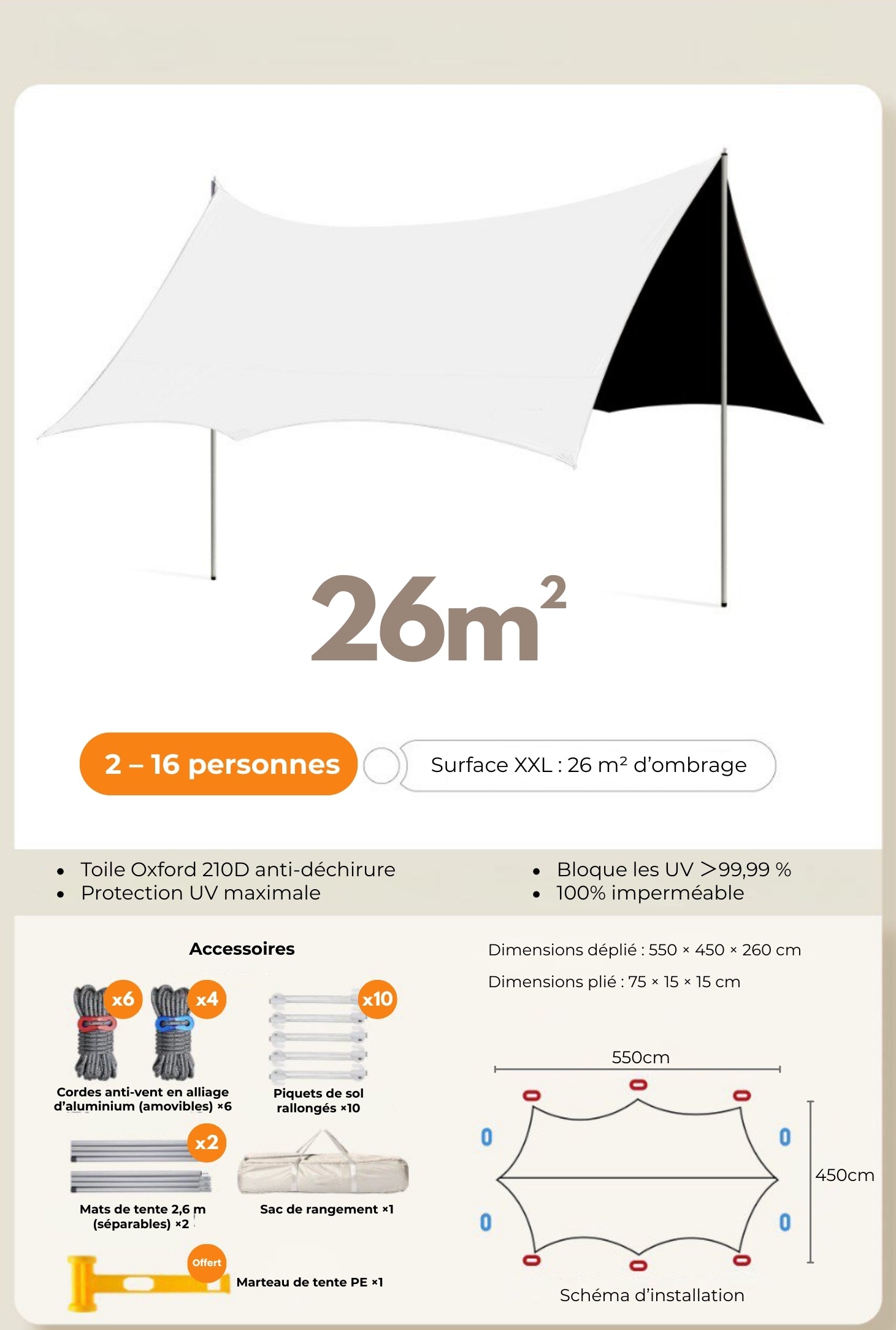 Abri de camping