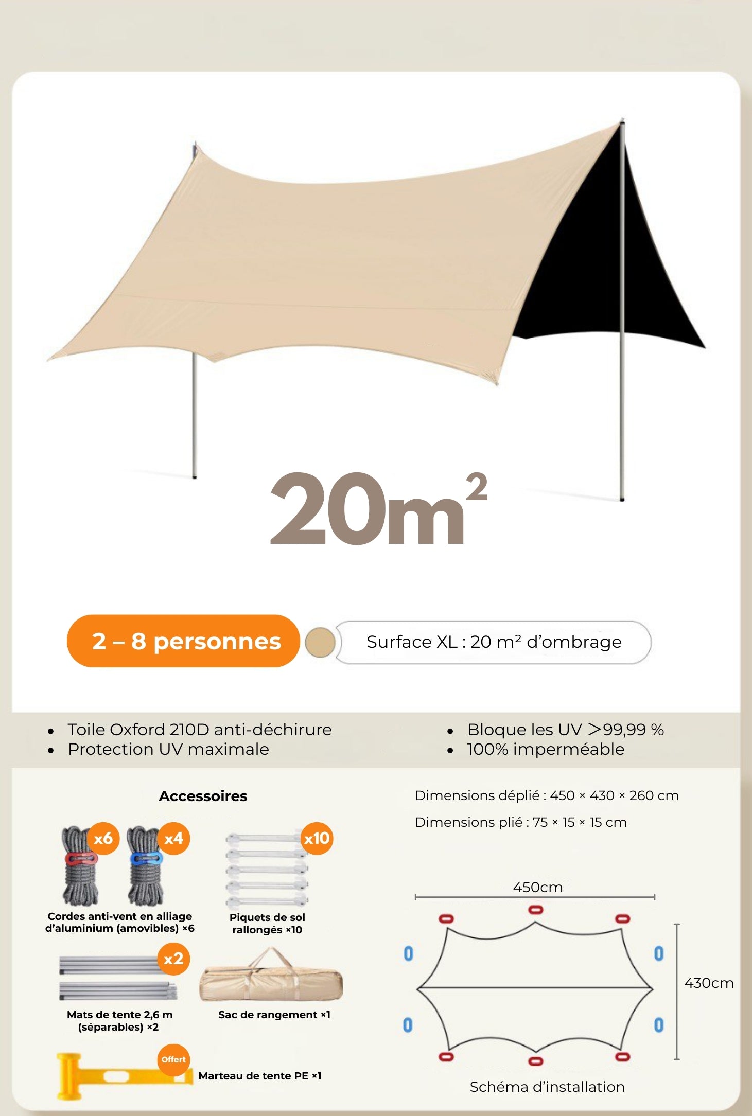 Abri de camping