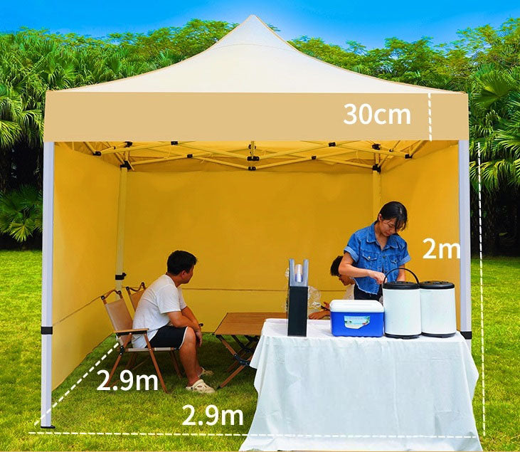 Barnum pliant 3x3 m avec 3 murs